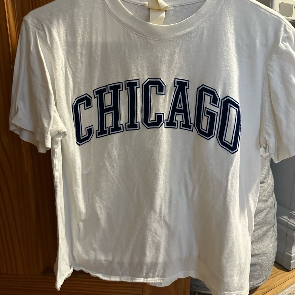 White Chicago Graphic T-Shirt